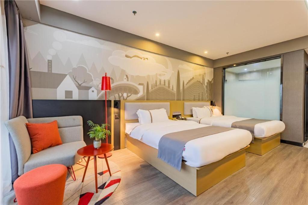 Thank Inn Hotel Hubei Wuhan Caidian Zhong Fa Xincheng Tongji Esterno foto