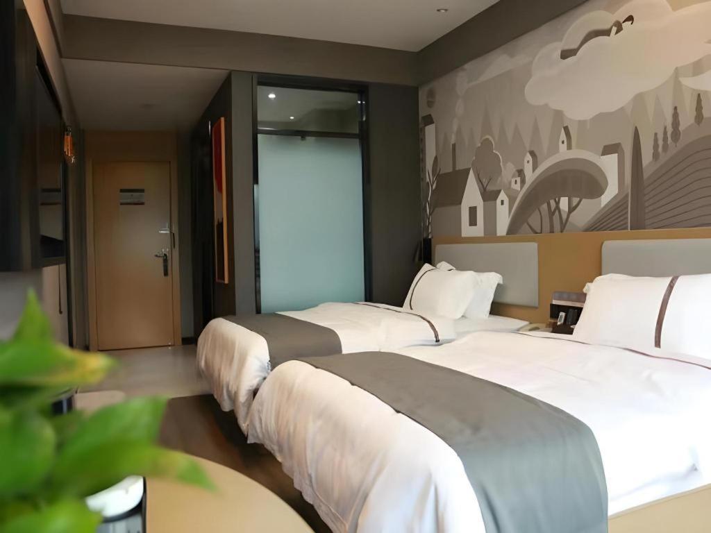 Thank Inn Hotel Hubei Wuhan Caidian Zhong Fa Xincheng Tongji Esterno foto