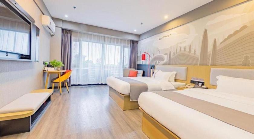 Thank Inn Hotel Hubei Wuhan Caidian Zhong Fa Xincheng Tongji Esterno foto
